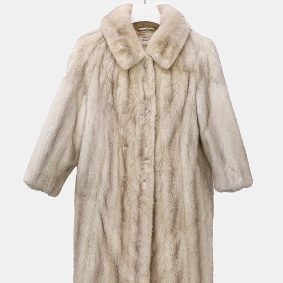 Ernest Eden Grey Mink Coat - Picture 1 of 8